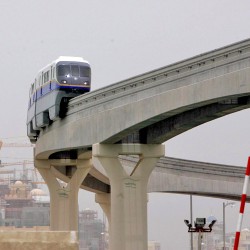 © XPRESS/Pankaj Sharma Down the track: The Palm Monorail is expected to be a major tourist attraction.