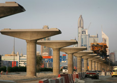 RAIL ROLLING: The RTA is expecting to raise AED3bn ($817m) from the naming rights. (Getty Images)