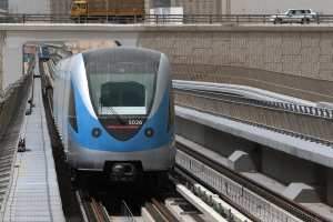 Dubai+metro+train+station