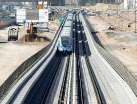 The Dubai Metro will provide the backbone of public transport in the city. 