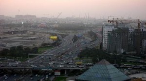 Dubai, known for its heavy traffic, compounded by constant detours from construction projects, has just opened its first metro. (Cindy Drukier/The Epoch Times)