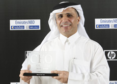 AWARD WINNER: The RTA's chairman Mattar Al Tayer with his award. (ITP Images)