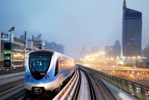 DUBAI METRO: Dubai's new rail system was launched at 9.09pm on Wednesday by Dubai's ruler Sheikh Mohammed.(Getty Images)