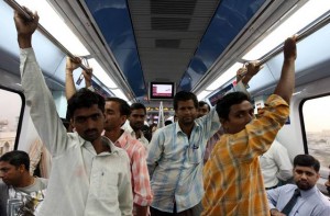 When completed, it will be the world's longest automated driverless train system. Building the metro cost Dh28 billion, and it was launched in a record time of four years.Image Credit: Gulf News Archive 