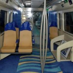 Ride on the Metro in Dubai from Al Rigga Station to the Financial area