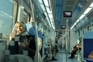 The Dubai Metro opened to the public on Sept. 9 to much fanfare, but also to much doubt as to whether it would succeed in a city where the car is king and searing year-round temperatures make venturing outside the safety of air-conditioning unpopular. Photograph: Peter Harrison/Maktoob News