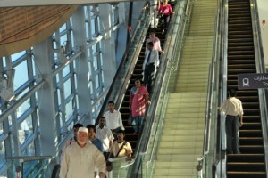 “We have an average of more than 50,000 people travelling on the metro every day,” said Peyman Younes Parham, director of marketing and corporate communications at the Dubai Roads and Transport Authority (RTA). Photograph: Peter Harrison/Maktoob News