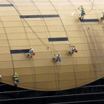 Dubai Metro facade cleaning ,Dubai Marina Metro Station
