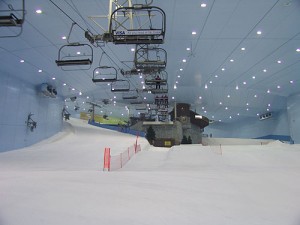 Ski Dubai on a slow day.