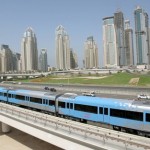 Dubai Metro ride across Financial District