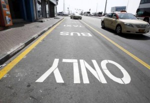     *  If Dubai is really committed to a comprehensive public transport policy, the dedicated lanes are vital.     * Image Credit: Hadrian Hernandez/Gulf News