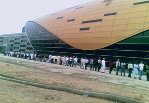     *  Long queues: The closure of certain bus routes has left commuters with no choice but to wait in long queues. Gulf News reader Othman Zulfiqar urged the authorities to address the issue.     * Image Credit: Othman Zulfiqar/Gulf News Reader