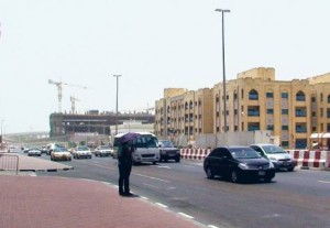     *  Without adequate zebra crossings, pedestrians have no choice but to cross at the nearest convenient location - and get fined for it.     * Image Credit: Ramesh Chand Vishwakarma, Gulf News Reader