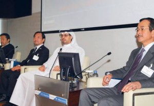     *  Hamad Bu Amim, Director General of the Dubai Chamber of Commerce and Industrywith Hiroki Matsvmoto (right), managing director of the Japanese External Trade Organisation and Takashi Ashiki (left), Japanese consul general in Dubai.     * Image Credit: Supplied picture