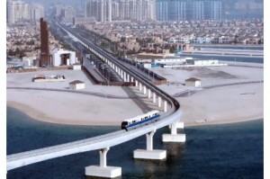 The Palm monorail does not link up with anything other than the Atlantis, The Palm. Paulo Vecina / The National