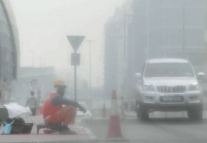     *  Misty scenes in Al Barsha as fog envelops Dubai on Sunday morning. The fog began to clear by 8.30am.     * Image Credit: Oliver Clarke/Gulf News