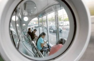     *  Image Credit: Virendra Saklani/Gulf News     * In Dubai, the Roads and Transport Authority has provided 900 air-conditioned bus shelters to let passengers wait in cool comfort till their buses arrive.