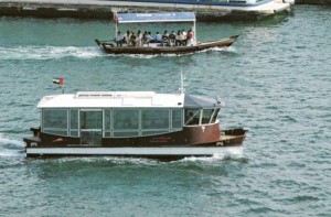     *  Image Credit: Javed Nawab/Gulf News Archive     * A water bus and abra (water taxi) at the Dubai Creek near the Bur Dubai Abra Station. The RTA will still decide the courses of abras operating in the emirate’s waters.