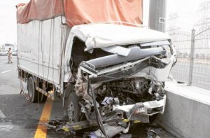     *  Image Credit: Gulf News archive     * The impact of accidents caused by heavy vehicles is higher in terms of fatalities and damages, RTA official Behroozian said.