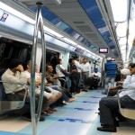 The number of the metro riders on both the red and green lines during the first seven days of November 2011 exceeded two million," according to Al Tayer. (SUPPLIED)