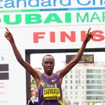 Dubai Marathon. David Barmasai