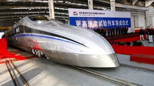 China tests 500kmph train