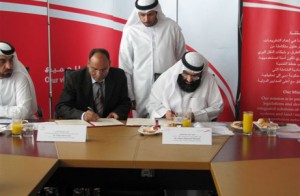 Signing the agreement between RTA and Royal Island Beach Club.