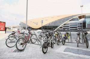     *  Image Credit: Pankaj Sharma/Gulf News     * The RTA is encouraging the use of bicycles with the construction of parking spaces at Dubai Metro stations. The move also aims to avoid unruly and haphazard parking of bicycles near the stations, damaging public property.