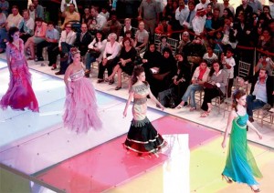 Models walk the ramp in creations by Lebanese deisgner Noha Karam at The Dubai Mall as part of Dubai Fashion last year. — KT file photo