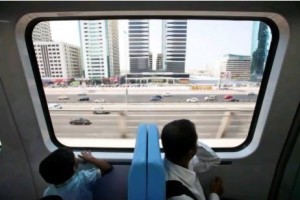 Passengers enjoy a free metro ride during Public Transport Day.Jaime Puebla / The National