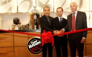 Caffe Vergnano was opened by special guest, chairman Carlo Vergnano (right). 