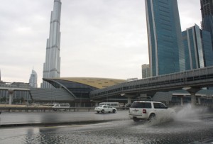 Several parts of Dubai received moderate to heavy rainfall on Friday morning. KT Photo by Muaz Shabandri