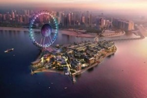 The Bluewaters Island which will include the 210-metre Dubai Eye, is expected to attract more than three million visitors a year. The Ferris wheel alone will cost Dh1bn. Courtesy of Dubai Media press office