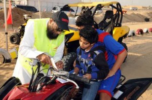      Image Credit: Courtey: RTA     RTA builds Circuit to promote basics of using quad bikes