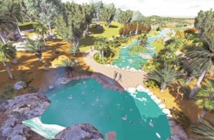      Image Credit: Courtesy: Dubai Municipality     An artist’s impression of Dubai Safari, which will replace the Dubai Zoo. The project will comprise a zoo, butterfly park, botanical garden, resort and golf course and other facilities.