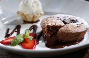 Image Credit: Supplied Dessert at Al Forno – Tortino al cioccolato