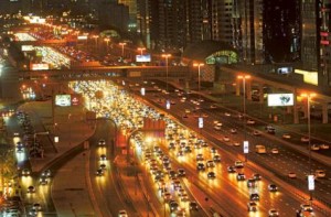      Image Credit: Zarina Fernandes/Gulf News Archives     Peak hour traffic on Shaikh Zayed Road. 32,660 fines were issued for not keeping a safe distance between vehicles.