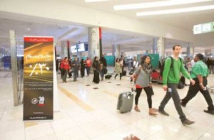      Image Credit: Abdel-Krim Kallouche/Gulf News     Passengers at Dubai Airport duty free.