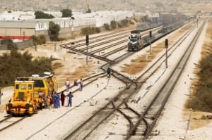 Reuters A file photograph of the railroad that links Riyadh and the port of Dammam in Saudi Arabia.