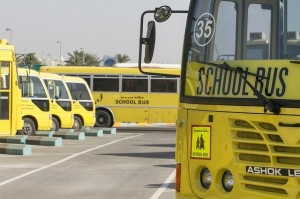 Emirates Transport is one of the partners in the school safety campaign. The company provides more than 2,000 buses in Abu Dhabi. Mona Al Marzooqi / The National