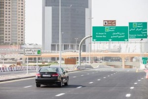 RTA has commenced works on the Parallel Roads Improvement Project in Dubai's Business Bay District. Photo by Ahmad Ardity