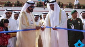 Shaikh Mohammad Bin Rashid and Shaikh Mohammad Bin Zayed inaugurate the latest edition of Dubai AirshowImage Credit: Dubai Media Office/Twitter