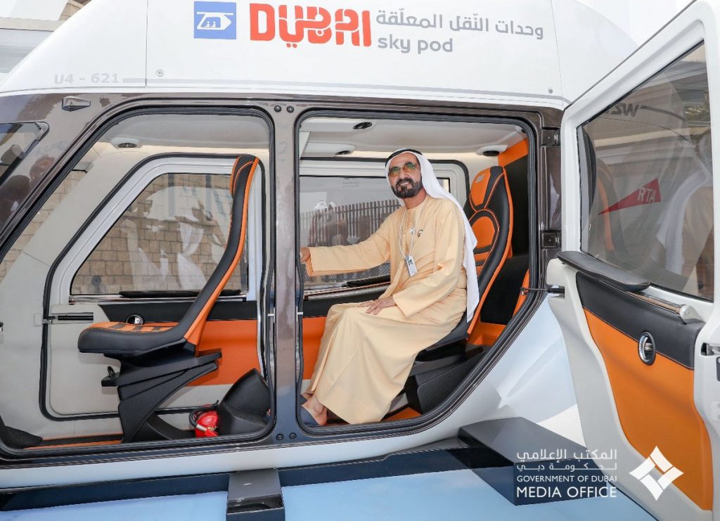 The Sky Pods initiative is part of RTA’s efforts to provide autonomous transport, one of the key aims of the Dubai Autonomous Transportation Strategy aimed at converting 25% of total journeys in Dubai into autonomous journeys on various transit means by 2030.