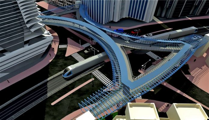 RTA constructs three footbridges, one with four-directional links at Dubai Marina