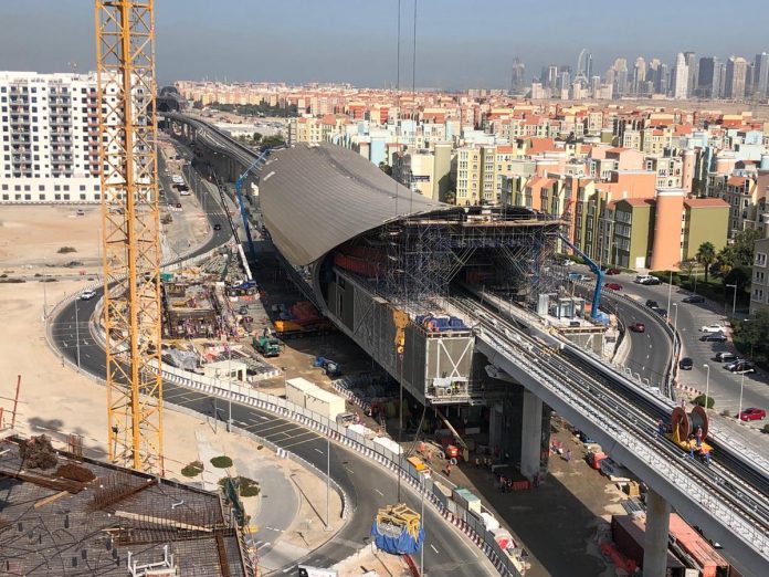 Dubai's Route 2020 metro extension '70% complete'